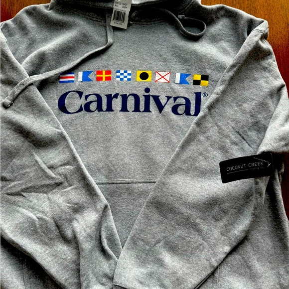 🔥NWT CARNIVAL CRUISE HOODIE - Picture 1 of 6